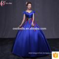 Satin Ball Gowns Quinceanera Dresses Custom Made High Quality Designer Hot Pink Red Blue SweetHeart Evening Dress